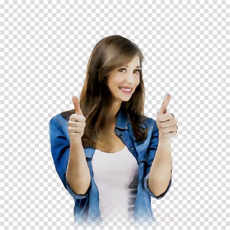 Download High Quality Thumbs Up Transparent Girl Transparent Png Images