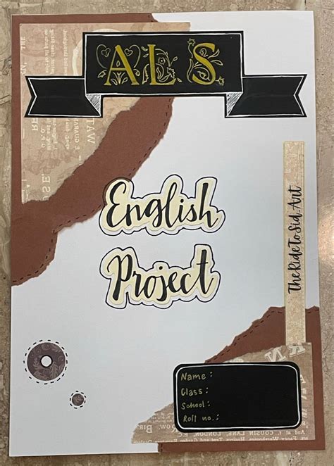 English Project Cover Page Artofit