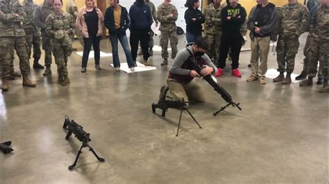 M249 And M240b Function Test And Disassembly Competition W Ms1s Youtube