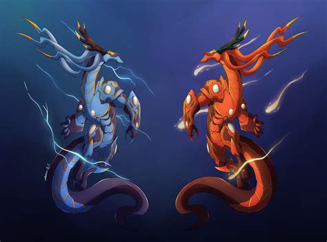 The Twin Dragon Kings — Weasyl