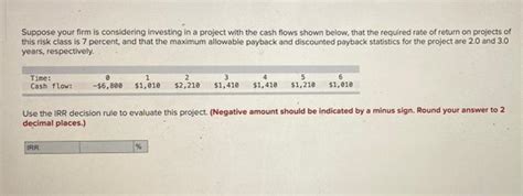 Solved Suppose Your Firm Is Considering Investing In A Chegg