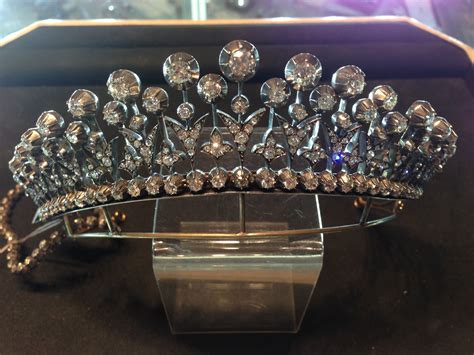 Victorian Antique Diamond Tiara Converts Into A Necklace Circa 1880