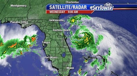 Current Weather Map Of Florida Map