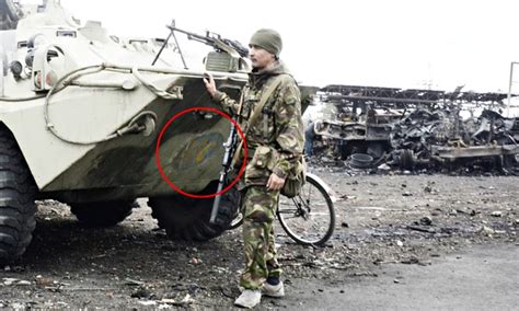 Armoured Russian Vehicle Seen Inside Ukraine World News The Guardian
