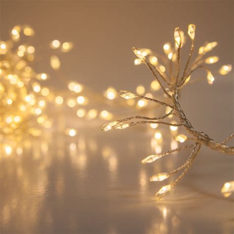 8' Fairy Lights String - LED Cluster Lights Christmas Lights - Fairy Lights for Decorating ...