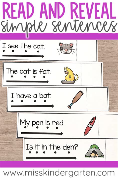 Practice Sentences For Kids