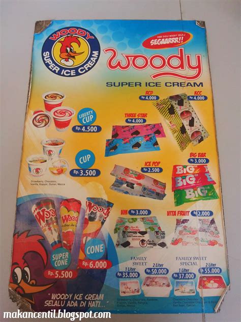 There's Woody on my Ice Cream ~ Makan Centil