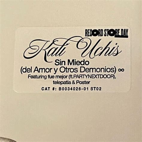 Kali Uchis Sin Miedo Del Amor Y Otros Demonios Clear LP Vinyl