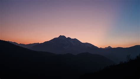 Download Sunset Nature Mountain 4k Ultra Hd Wallpaper