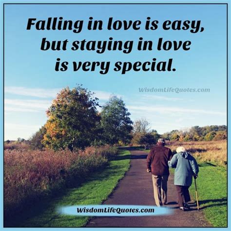Falling In Love Is Easy Wisdom Life Quotes