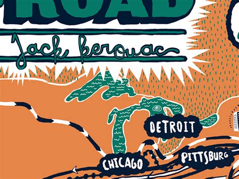 On The Road With Jack Kerouac On Behance