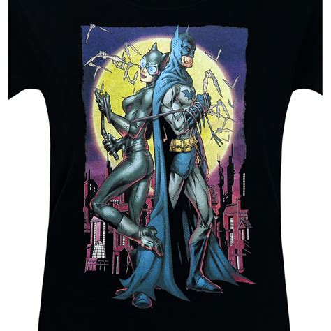 Batman Catwoman Wrap Womens T Shirt