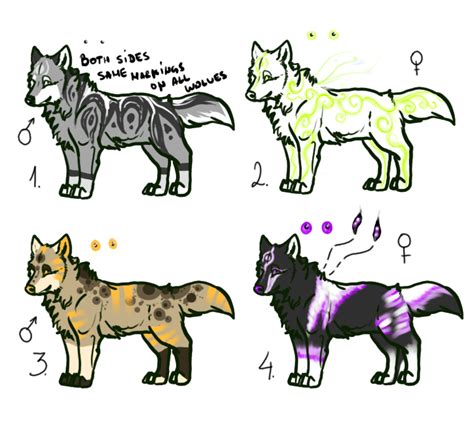 Magic Wolf Adopts By Tanchie97 On Deviantart