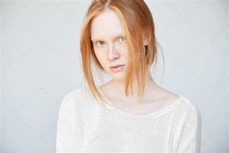 Teenage Girl With Red Hair — Stock Photo © Avemario 111170074