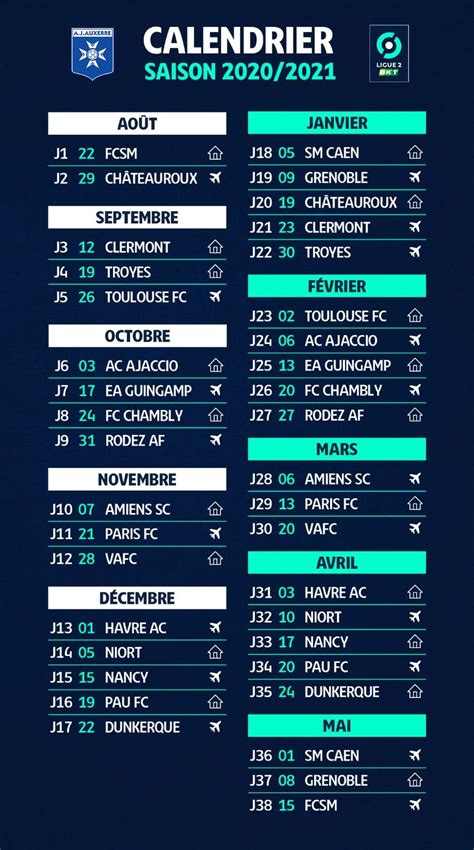 Latest news, fixtures & results, tables, teams, top scorer. Calendrier Ligue 2 2021 2022 - Calendrier 2021