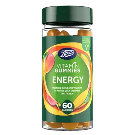 Boots Vitamin Gummies Energy 60 Mango Gummies Posteezy
