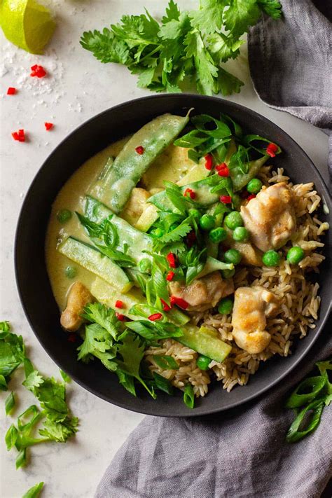 Quick And Easy Thai Green Curry Green Healthy Cooking