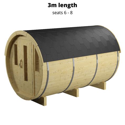 3m Sauna Barrel Electric Heater Nordic Spa