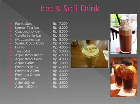Menu minuman