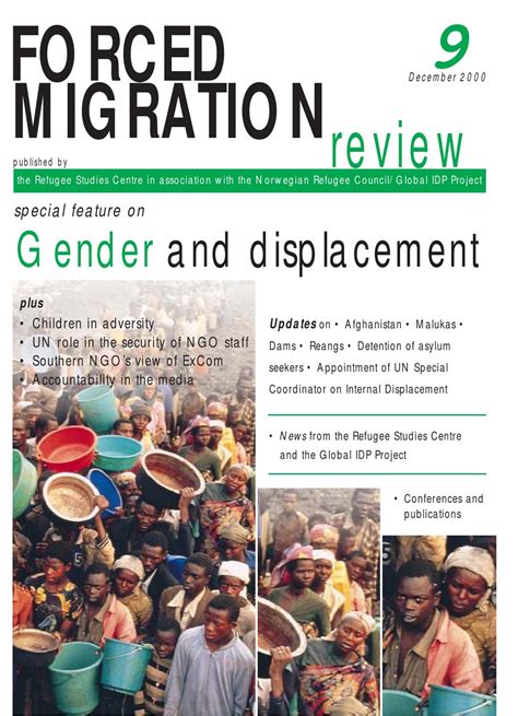 Forced Migration Review Issue 9 By Forced Migration Review Issuu