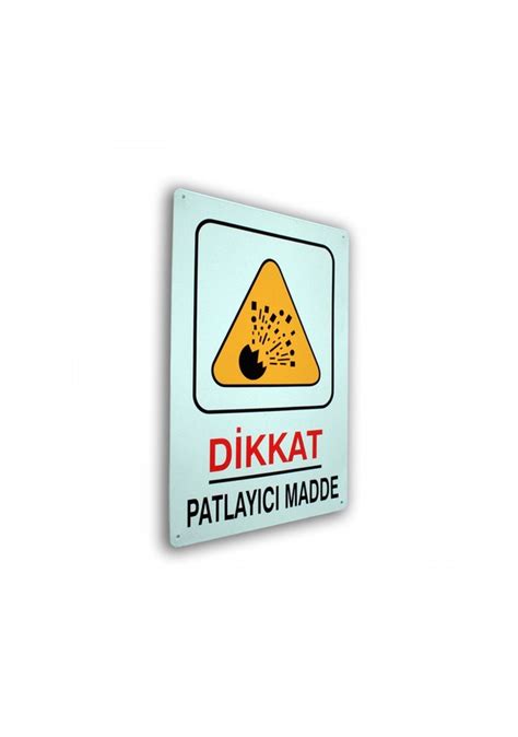 255x36 Metal İş Güvlev Dikkat Patlayıcı Madde Fiyatları Ve Özellikleri