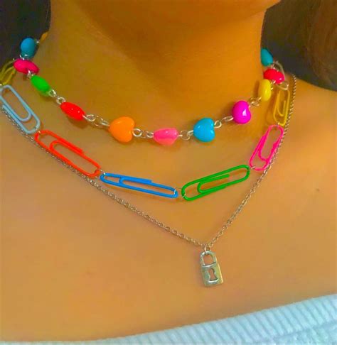 Indie Jewelry Funky Jewelry Cute Jewelry Jewelry Crafts Beaded Jewelry Jewellery Rainbow