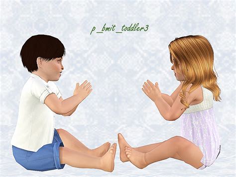 Mod The Sims Happy Toddler Pose Set