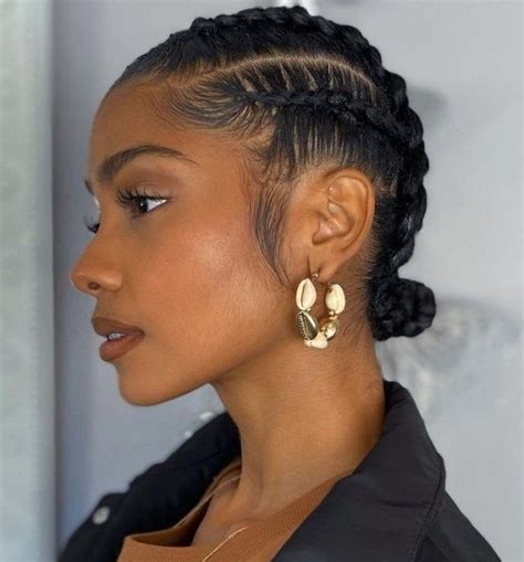 18 Simple Big Cornrows A Simple And Less Time Consuming Cornrows Hairstyle Boost That