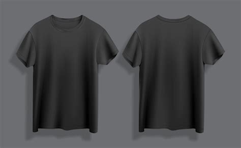 Gray T Shirt Front And Back