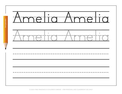 Personalized Printable Free Editable Name Tracing Worksheets
