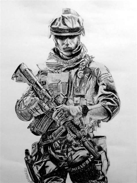 Battlefield 3 By Rishancooray On Deviantart In 2020 Military Drawings
