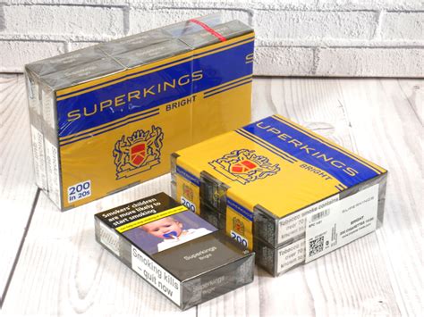 Superkings Bright 10 Packs Of 20 Cigarettes 200