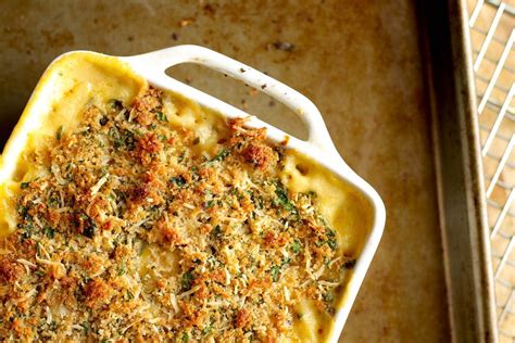 Whole or 2% milk, divided · 2 tablespoons. Macaroni and Cheese with Parmesan Breadcrumbs | The Hungry ...