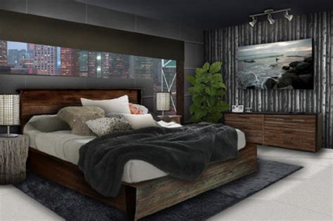 dark bedroom designs  dramatic atmosphere