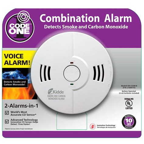 A carbon monoxide detector or co detector is a device that detects the presence of the carbon monoxide (co) gas to prevent carbon monoxide poisoning. Kidde Code One Battery Operated Combination Smoke and ...