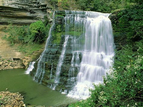 Burgess Falls State Natural Area Sparta Tennessee Nature Waterfalls