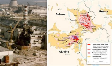 Chernobyl Map Countries That Were Affected By Chernobyl Radiation