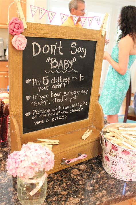 'Don't Say Baby' Baby Shower Game Pictures, Photos, and Images for