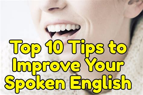 Top 10 Tips to Improve Your Spoken English - Espresso English