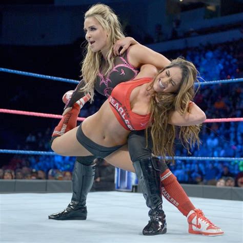 Natalya Stretching Nikki Bella R Nikkibelladominating