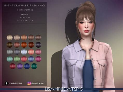 Nightcrawler Alice Hair Retexture Found In Tsr Category Sims 4 Female