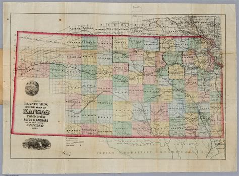 Guide Map Of Kansas David Rumsey Historical Map Collection
