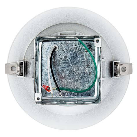 8 Recessed Led Downlight W Built In Junction Box And Baffle Trim