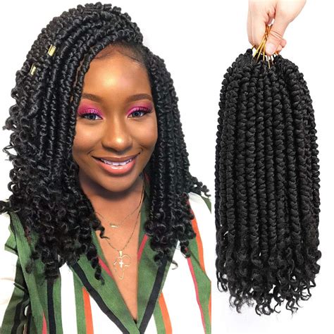 Packs 14 Inch Goddess Box Braids Crochet Hair Prelooped Crochet Hair