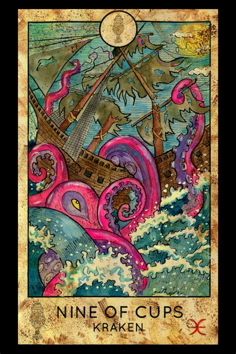 We would like to show you a description here but the site won't allow us. Kraken Nine of Cups Tarot Card Art Print Poster 12x18 inch ...