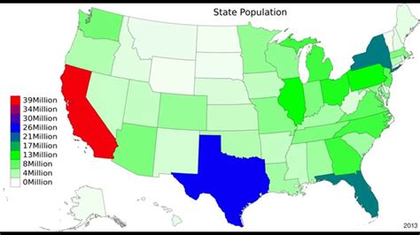 United States Map By Population
