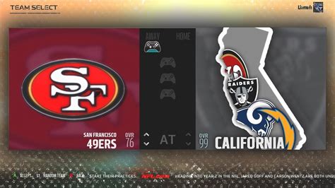 What If Every Nfl Team From California All Combined Into One Super Team