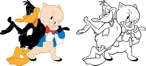 Daffy Duck And Porky Pig Daffy Duck Cat Top Offline
