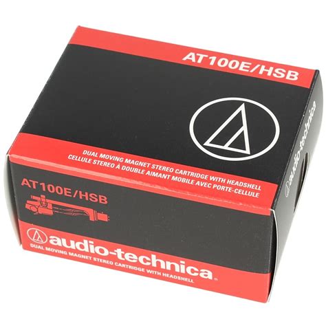 Audio Technica AT100E HSB AT 100 E Cartridge Incl AT HS10 Headshell
