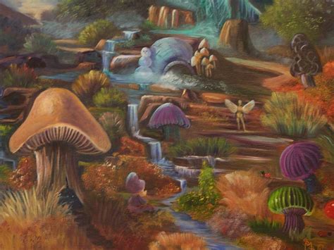 Fantasy World Painting By Sue Stake